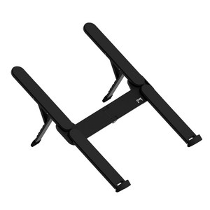 프레임바이 PH 휴대용 노트북 거치대 접이식 6단계 높이조절 알루미늄 스탠드 + 파우치 세트, Black(스탠드), Black(파우치), 1세트