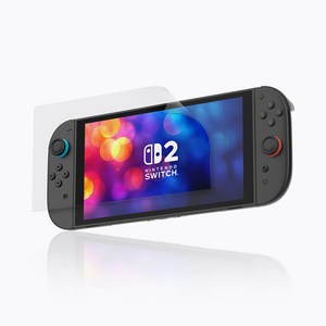 지니비 닌텐도 스위치2 초복굴절 AR AG 비침방지 초저반사 액정보호필름, 1개, 투명, 닌텐도 스위치2