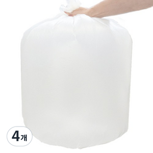 분리수거 배접 쓰레기 봉투 100p, 4개, 60L