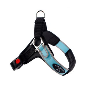 중형 대형견용 트레폰티 포르자 쉬운 하네스(블루), 블루, 1개