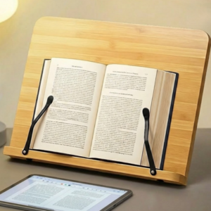 윤덕팩토리 우드 원목 각도조절 휴대용 다용도 독서대