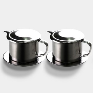 베트남 드리퍼 7Q 2개입 세트 핸드드립 커피핀 연유커피 만들기 카페쓰어다