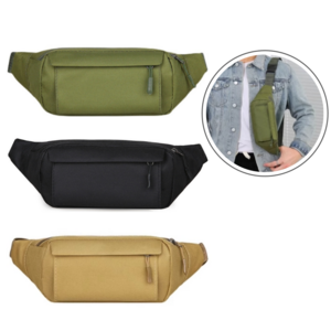 마켓피아 캐주얼 멀티 힙색 실용적인 크로스 백 어깨 가슴 웨이스트 가방  등산 골프 바이크 스마트폰 파우치  남녀공용