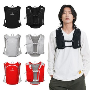 밀스펙 프로 트레일러닝 러닝조끼, 그레이, 1개