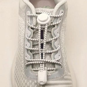 편리한 탄성 스트레치형 무매듭 원형 운동화 신발끈