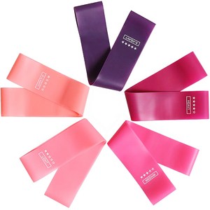 라텍스 루프밴드 5종 + 파우치 세트