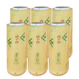 월드랩30cm*500M 6개 1박스 식품포장 업소용랩, 1개, 500m