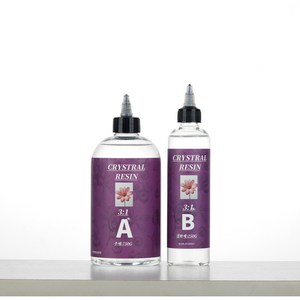 크리스탈레진 1kg 셋트 속건용 8시간경화 에폭시레진 레진공예 레진아트재료 1:1 속건용, 1개