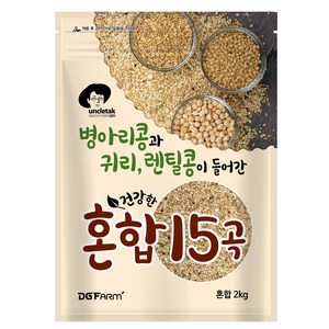 엉클탁 병아리콩과 귀리 렌틸이 들어간 혼합 15곡, 2kg, 1개