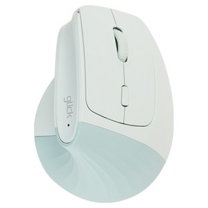 지클릭커 오피스프로 사무용 버티컬 인체공학 블루투스 무소음 무선 마우스, OP80, 그린