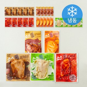 [로켓프레시] 맛있닭 소스 통 닭가슴살 혼합, 100g, 30개, 1세트