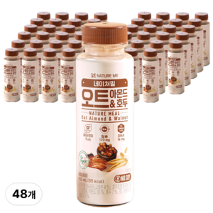 네이쳐밀 오트 아몬드&호두, 48개, 250ml