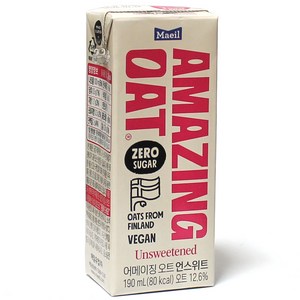 매일유업 어메이징 오트 언스위트 두유