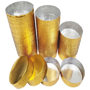 주연상사 금박 갈레트 쿠키 컵 지름6cm 100개 브루통, 갈레트 컵100개, 1세트