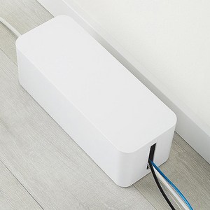 넥시 멀티탭 정리 보관함 중형 NX1014, 1개, 화이트