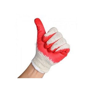 반코팅 면장갑, 빨강색 (100개), 10세트