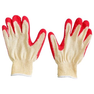 1000개 반코팅 작업장갑 레드/화이트 면장갑 | 건설 택배 농사용 대량도매, red, 1000개