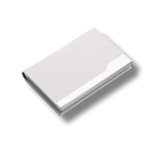 비즈니스 고급 명함 케이스, 화이트, 1개