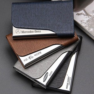 이름 각인 LOGO / 1개도가능 / 명함지갑 고급 비즈니스 명함케이스 마그네틱 메탈