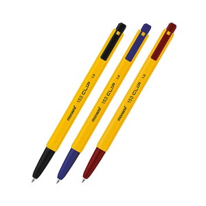 모나미/153클립 1.0 1타12개입, 빨강