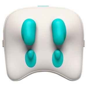 휴플러스 목 어깨 베개 마사지기, CORDZERO-P80, 민트 + 화이트