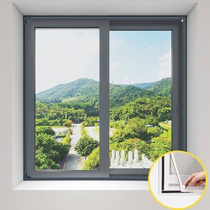 타리홈스 원하는 사이즈 조절 셀프시공 자석 창문 방충망