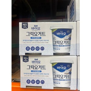 매일바이오 그릭요거트 플레인 800gx2 코스트코, 907g, 2개
