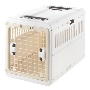 릿첼 강아지 애견 접이식 켄넬 이동장 케이지 캐리어 소형견 중형견 대형견 이동가방, 아이보리, 1개