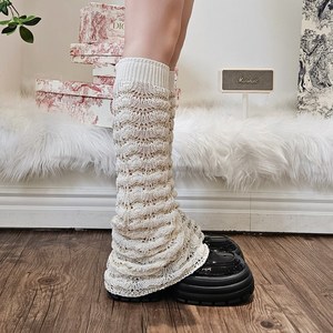 [여름 레그워머 고퀄제품] 발레코어 펄 니트 레그워머 발토시 니삭스 여름 시원한 발토시