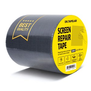 Dr.TapeLab 방충망 보수 테이프 10CM x 4.5M 특대형 롤타입