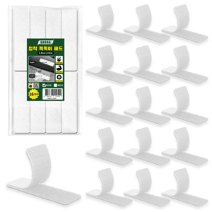 스코라 강력 접착 찍찍이 패드 화이트