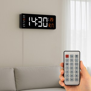 루아즈 선명한 LED 거실 인테리어 무소음 39cm 디지털 벽시계