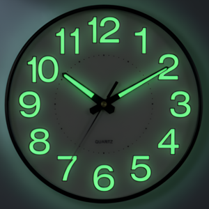 보고상점 인테리어 야광 벽걸이 시계 무소음