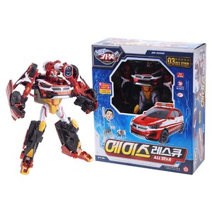 헬로카봇 에이스 레스큐 올스타 로봇장난감, 혼합색상, 1개