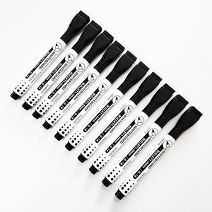 라디브 얇은 보드마카 보드 마카펜 보드마카 블랙 10개