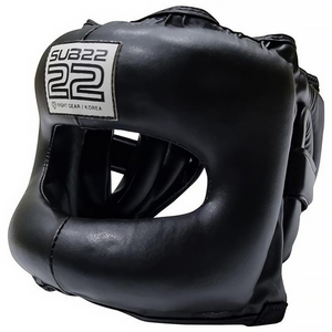SUB22 권투 복싱 헤드기어 블랙, 블랙