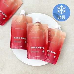 [로켓프레시] 즙스토리 자몽주스 (냉동), 4개, 190ml