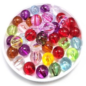 Bead 비즈팔찌재료 8mm 구슬 200알+우레탄줄 한세트, 구슬선택, 투명볼, 1개