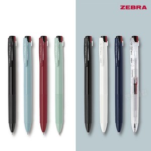 제브라 사라사 클립 3색 볼펜 0.4mm new 3c 슬림펜, 미스크블루