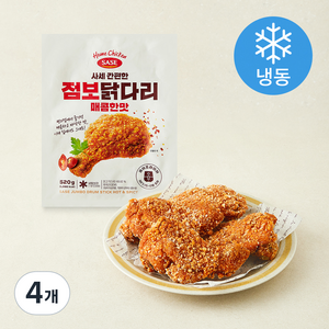 [로켓프레시] 사세 간편한 점보닭다리 매콤한맛 (냉동), 520g, 4개
