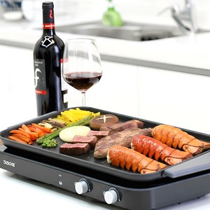 키친아트 2구 인덕션 전기레인지 휴대용 가정용 원룸 탕비실 전기렌지, 가지고 다닐 수 있는, G2800FS (검)