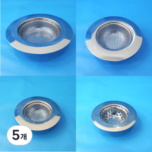 띵크프로덕트 싱크대 세면대 화장실 배수구 거름망, 5개, 1개