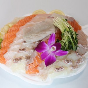 가락시장 노다지수산 [노다지모듬회] 광어+참돔+연어, 1세트, 대(4인분, 900g)