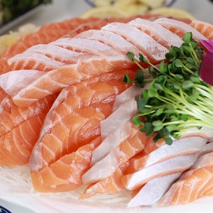 가락시장 노다지수산 [연어회] 프리미엄 노르웨이 연어 회, 1세트, 대(4인분, 900g)