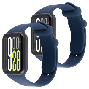 구스페리 스마트워치 실리콘 스트랩, 블루, 2개