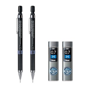 드라픽스 샤프 2개+슈타인 샤프심 2개,  0.7mm