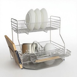 지엘리빙 올스텐 304 식기건조대, 2단