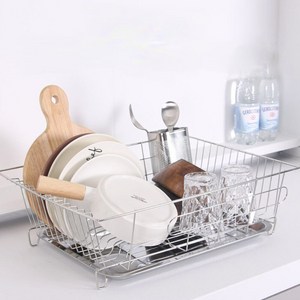 주방 1단 식기건조대 미니 스텐 그릇 건조대 물빠짐 싱크대
