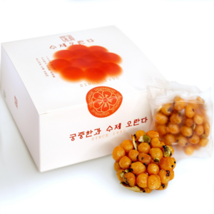 궁중한과 수제 오란다 말랑말랑 유자 강정 10개입, 185g, 1박스, 1박스, 185g