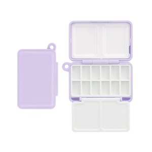 미소데이샵 휴대용 수채화 미니 물감 팔레트 12칸